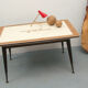 Adjustable coffee table formica 1950