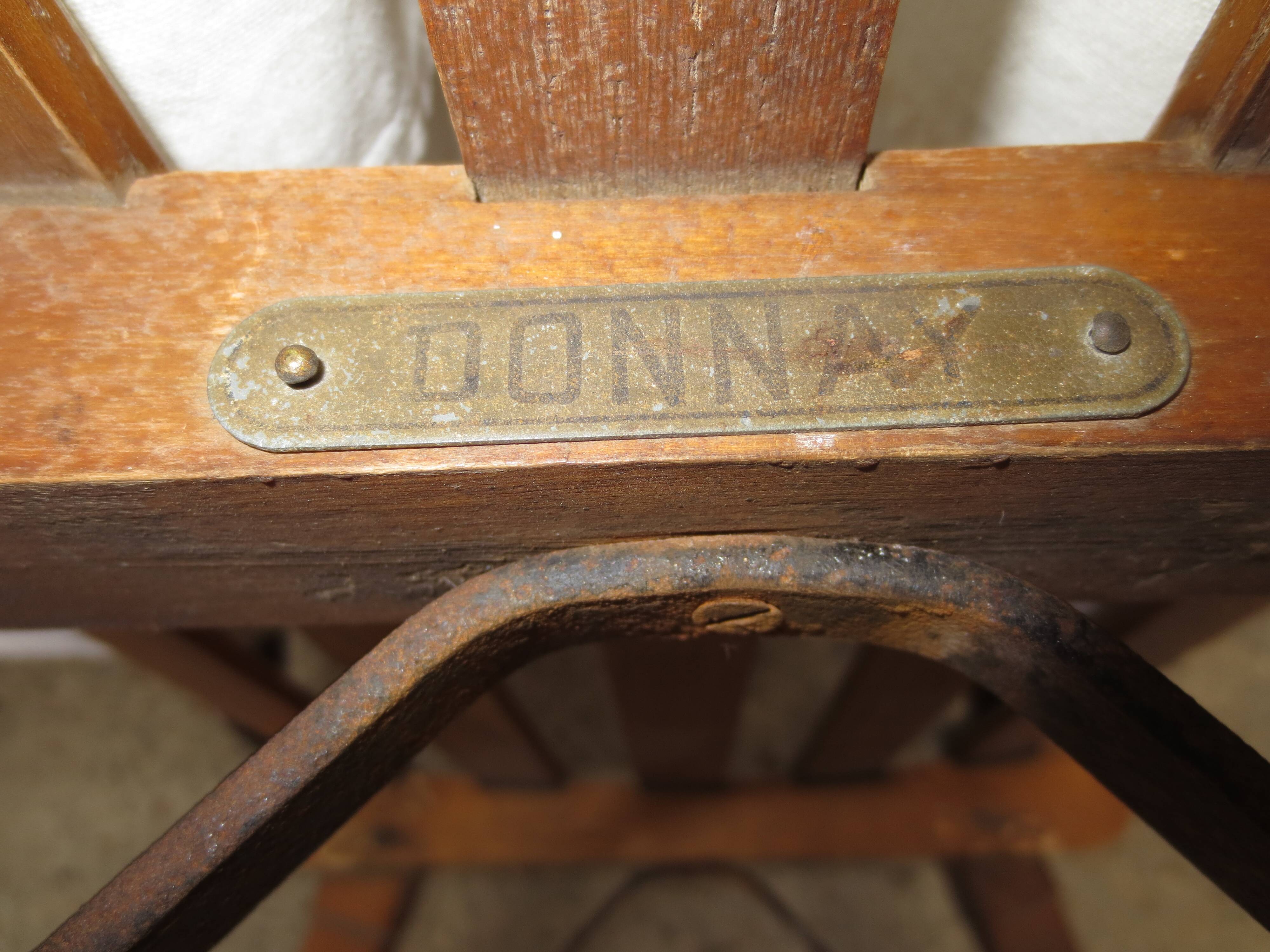 Old sled brand "donnay"