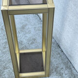 Modern vintage gold-plated console table