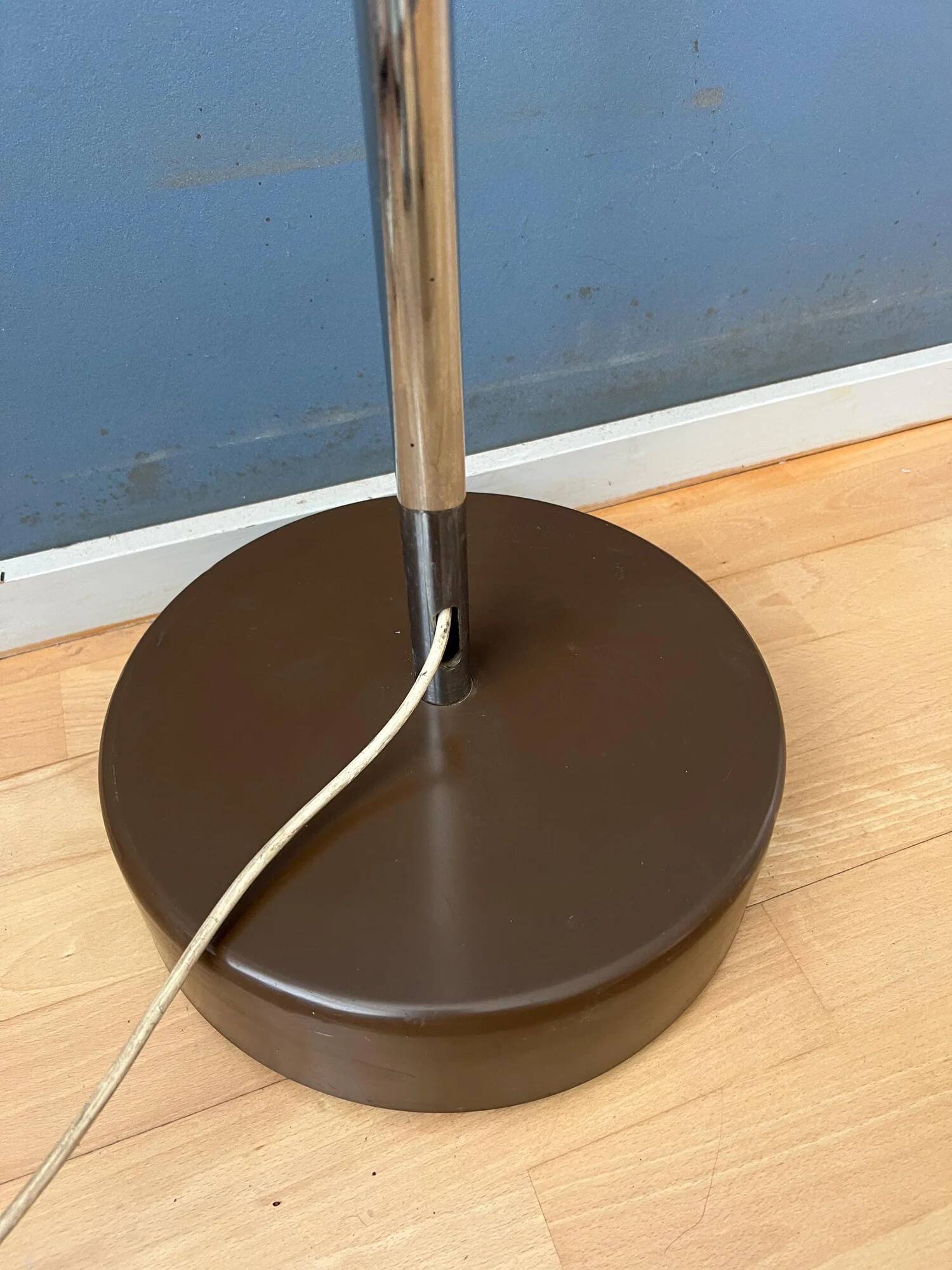 Mid-century space age mushroom arc floor lamp by GEPO