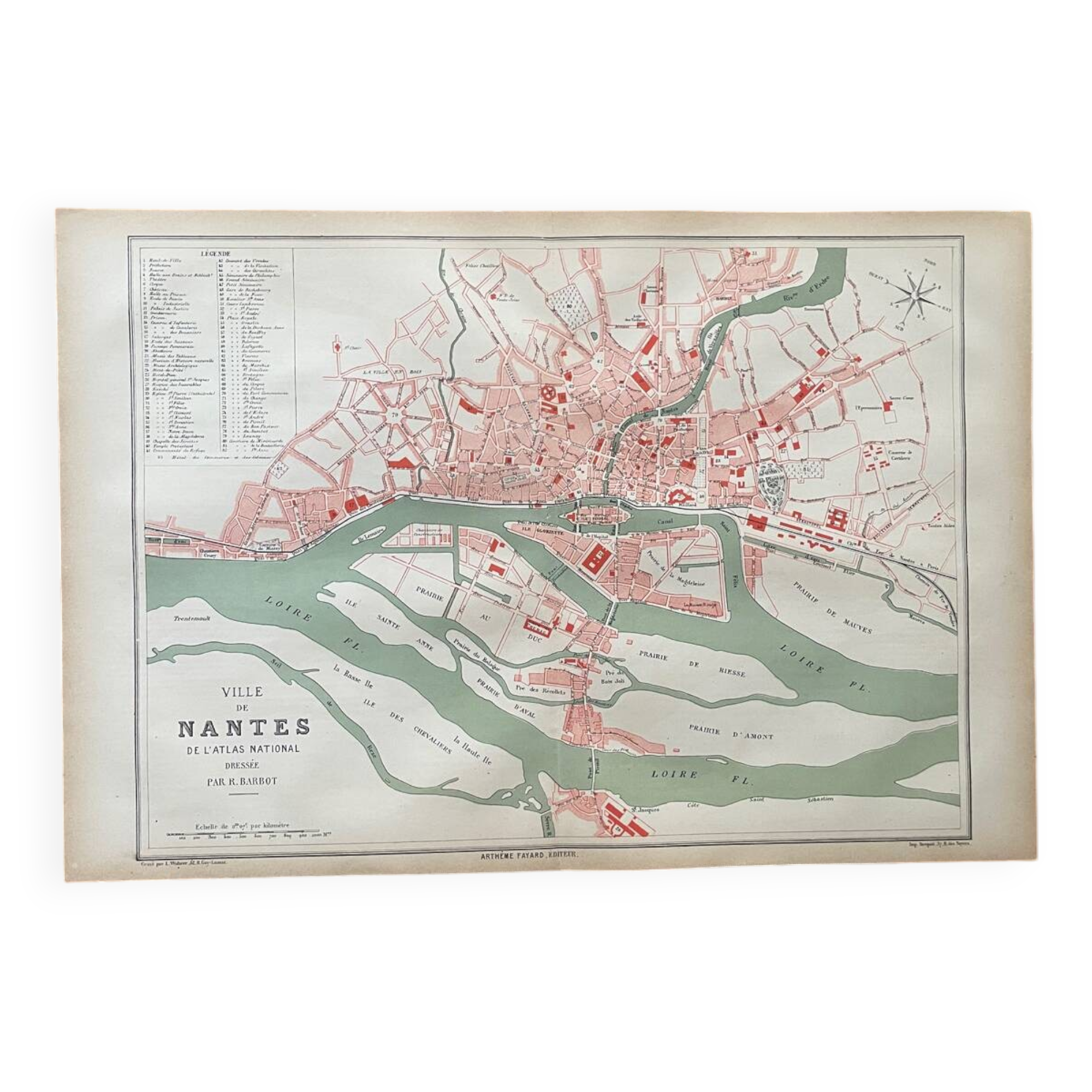 Map of Nantes