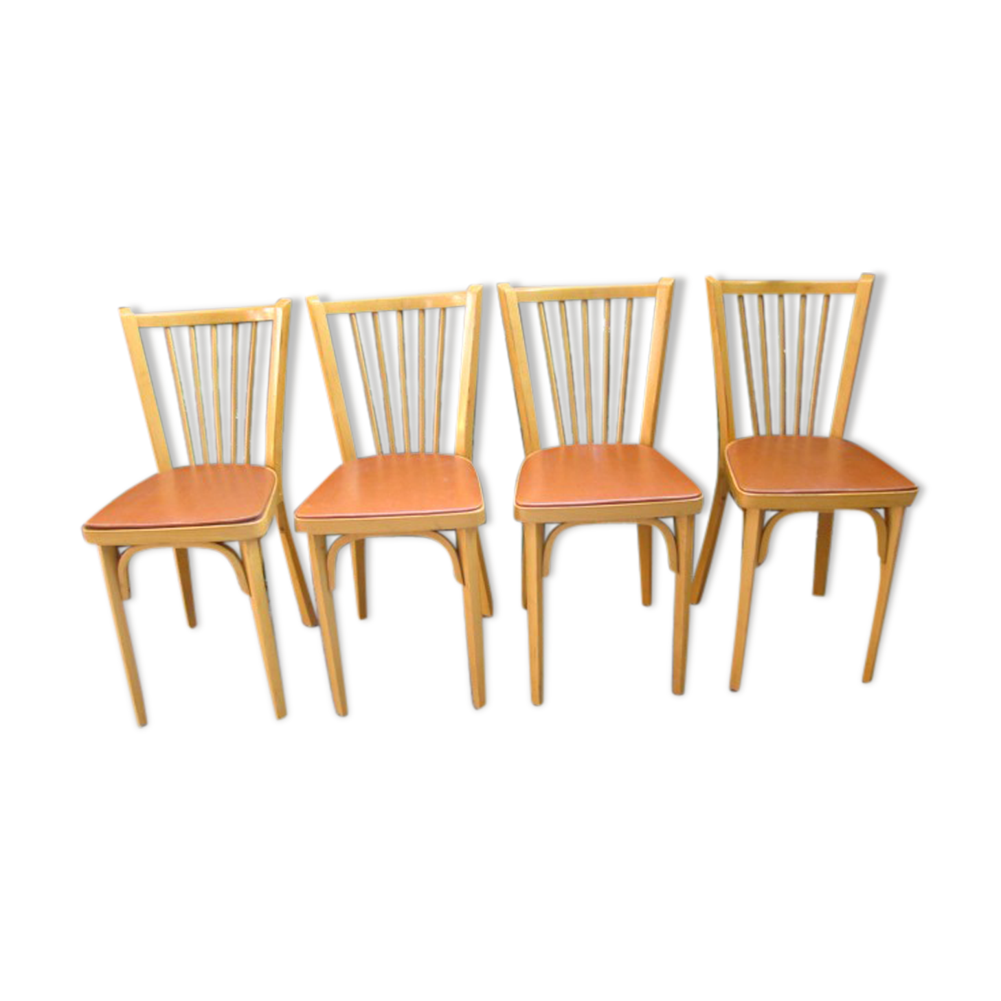 Set of four chairs old baumann