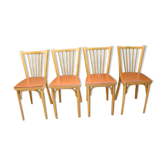 Set of four chairs old baumann