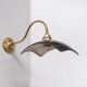 Mercury reflective glass and brass wall lights (35 available)