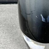 Scandinavian vintage grey glass vase