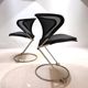 Set of 2 Wilkhahn Nuvola conference / dining room chairs by Herbert Ohl, 19