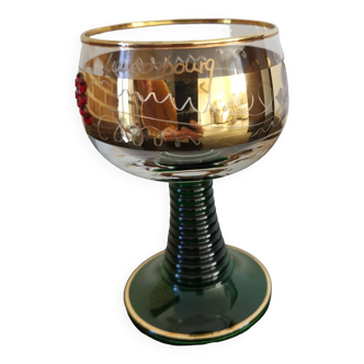 Pretty German Roemer Strasbourg Luminarc wine glass