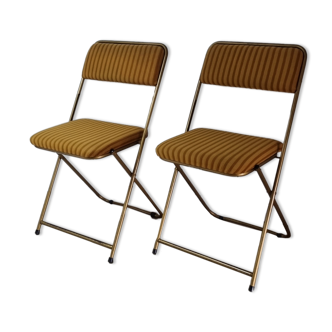 Pair of Lafuma folding chairs