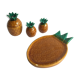 Dishes Vallauris pineapple