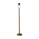 Scandinavian lamppost in teak and brass 1960s.