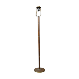 Scandinavian lamppost in teak and brass 1960s.