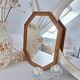 Vintage octagon mirror