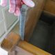 Rare entrance bench - Old chest bench - toy chest - oak color