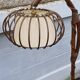 Rattan floor lamp