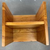 Vintage cube bedside table 1980 Maison Regain