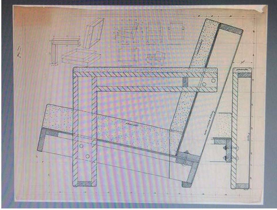 Gerrit Thomas Rietveld "Utrecht" Chair for Metz & Co., 1935