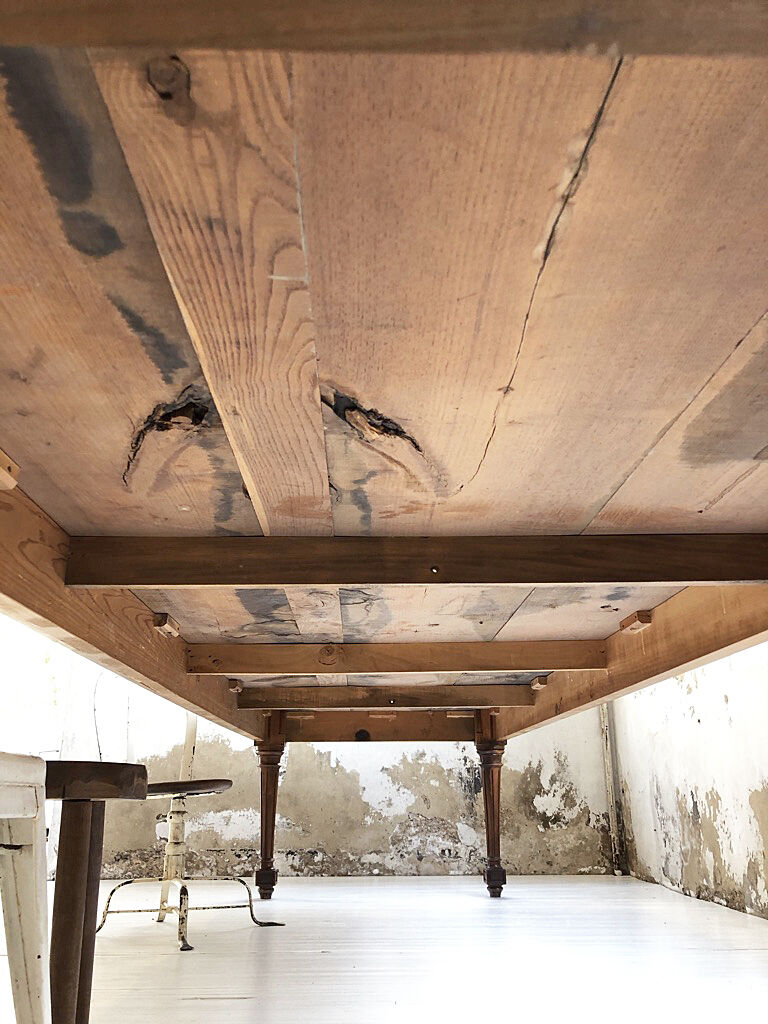 4m XXL oak farm table