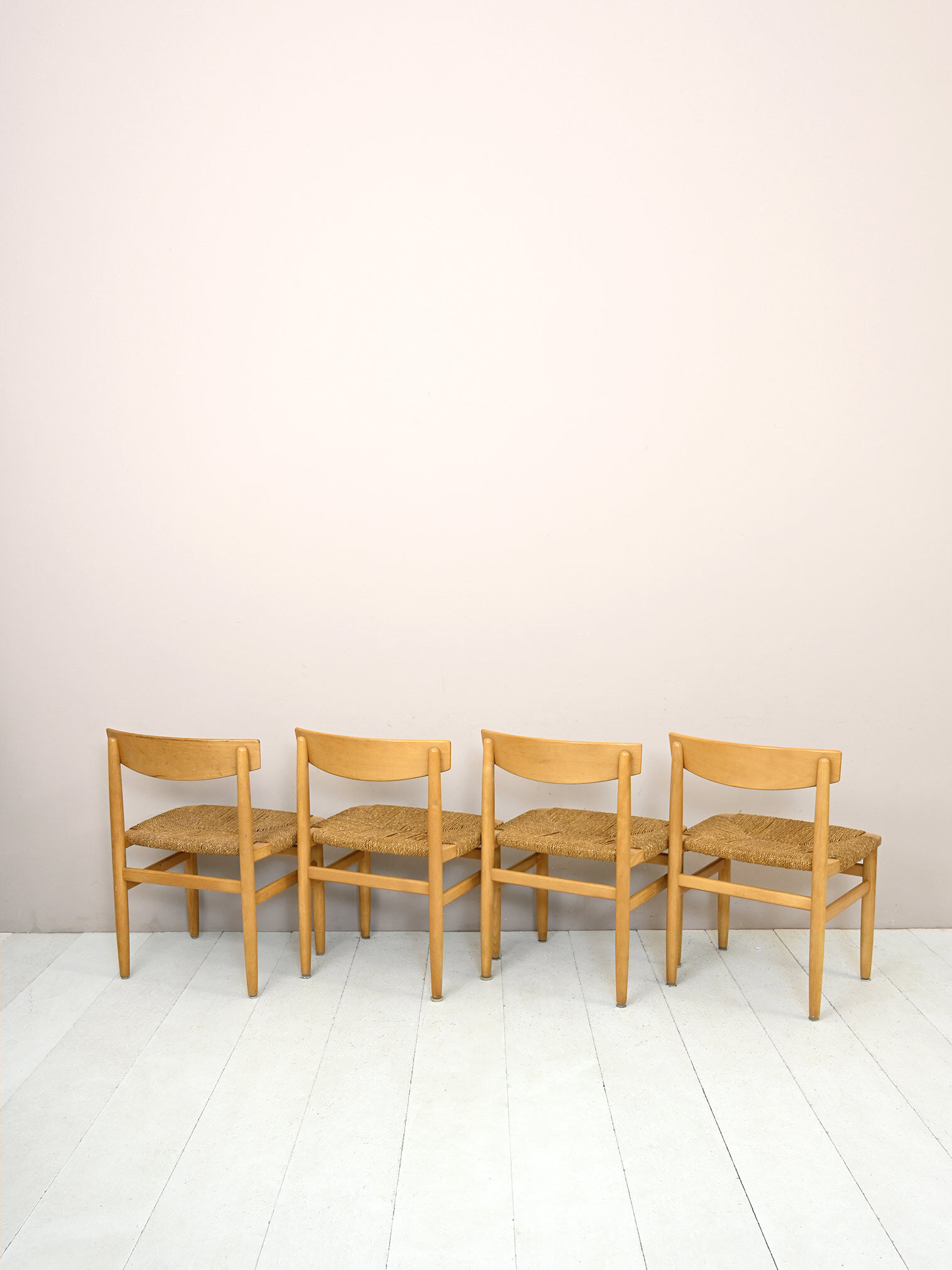 Set of 8 chairs by børge mogensen for karl andersson