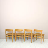 Set of 8 chairs by børge mogensen for karl andersson