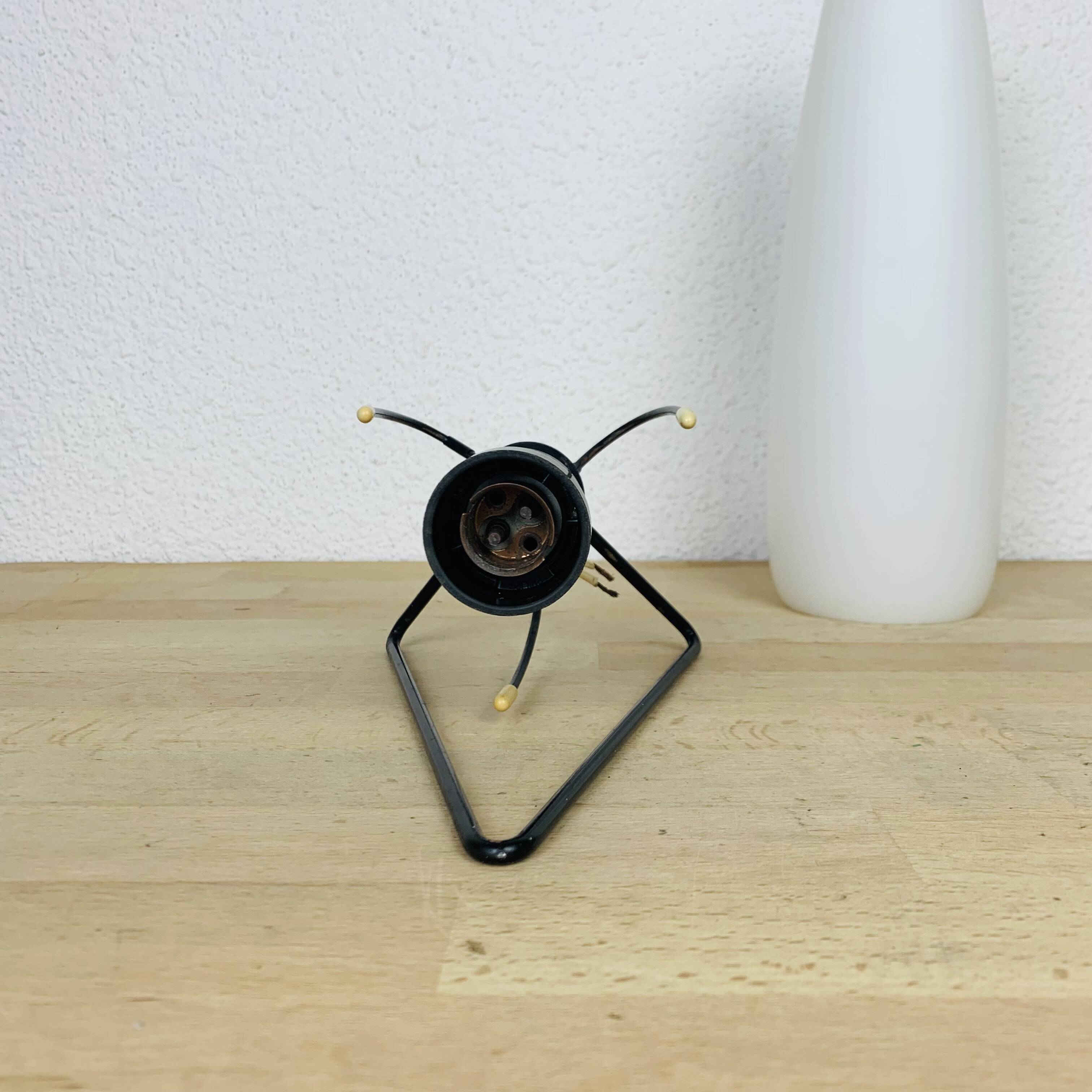 Louis Kalff 50s opaline wall lamp