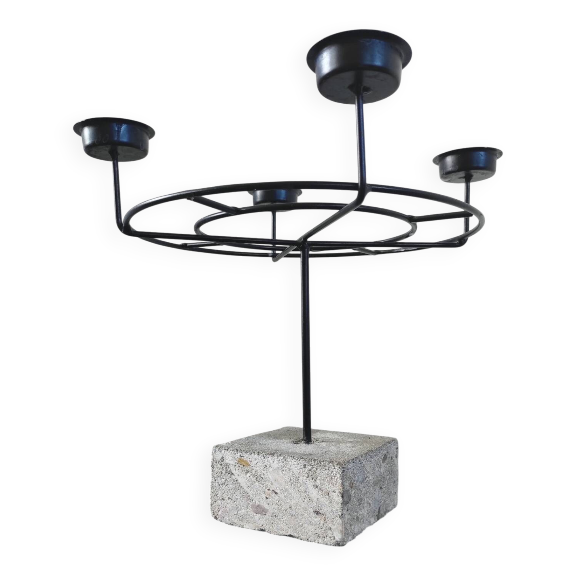 Chandelier Crown Industrial / Brutalist Style