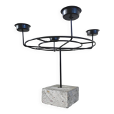 Chandelier Crown Industrial / Brutalist Style
