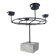 Chandelier Crown Industrial / Brutalist Style