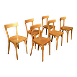 Set of 6 Baumann bistro chairs n° 18
