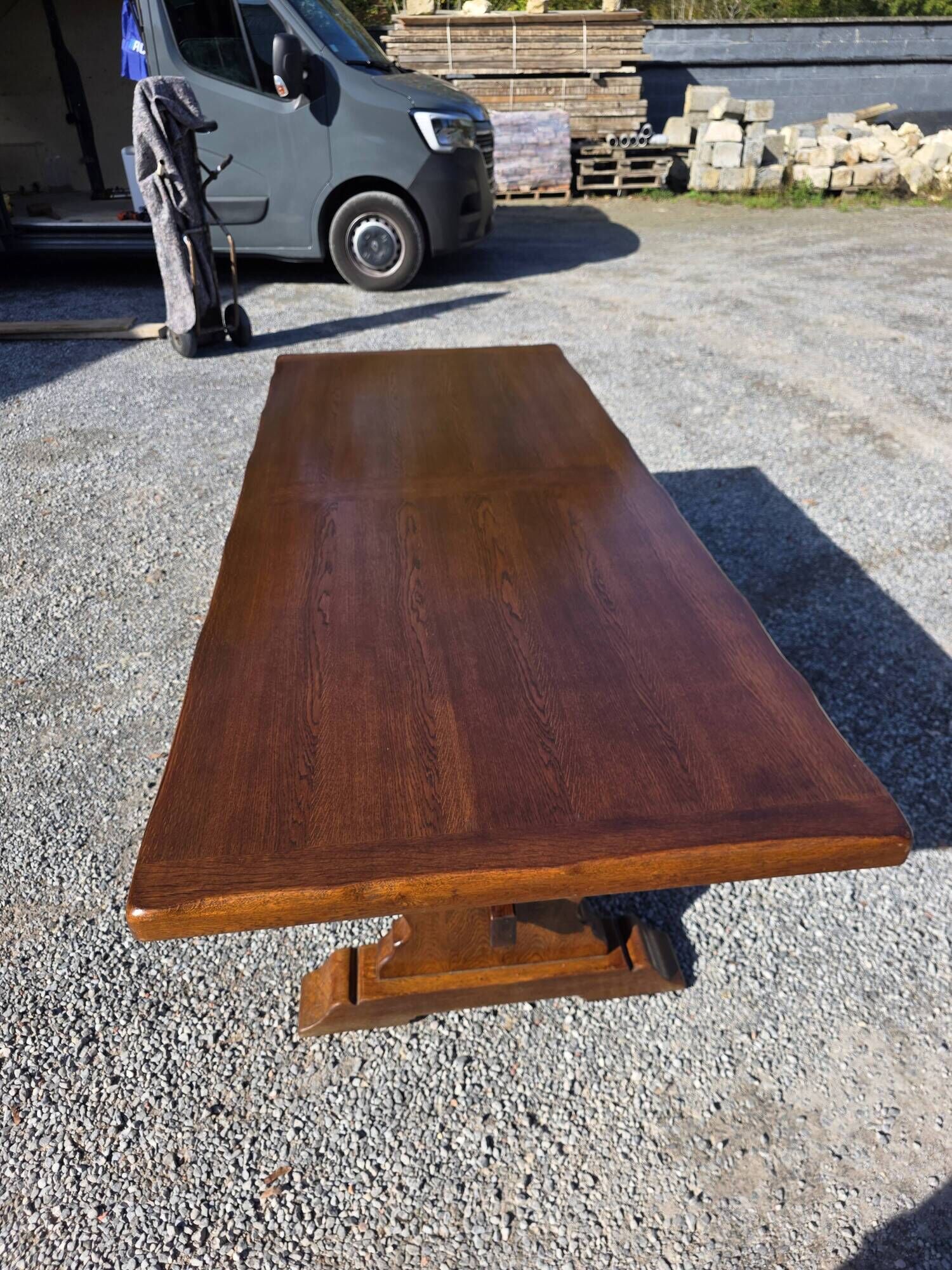 Monastery table in oak