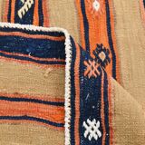 5x8 Beige & Blue Antique Decor, Ruuged Rug, 145x230Cm