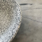 Italian speckled stoneware salad bowl