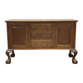 English enfilade from the early 20th century in mahogany.