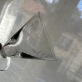 11 old engraved glasses