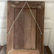 Antique Oil Wood Panel Framed Musketeer Signed 19th Century