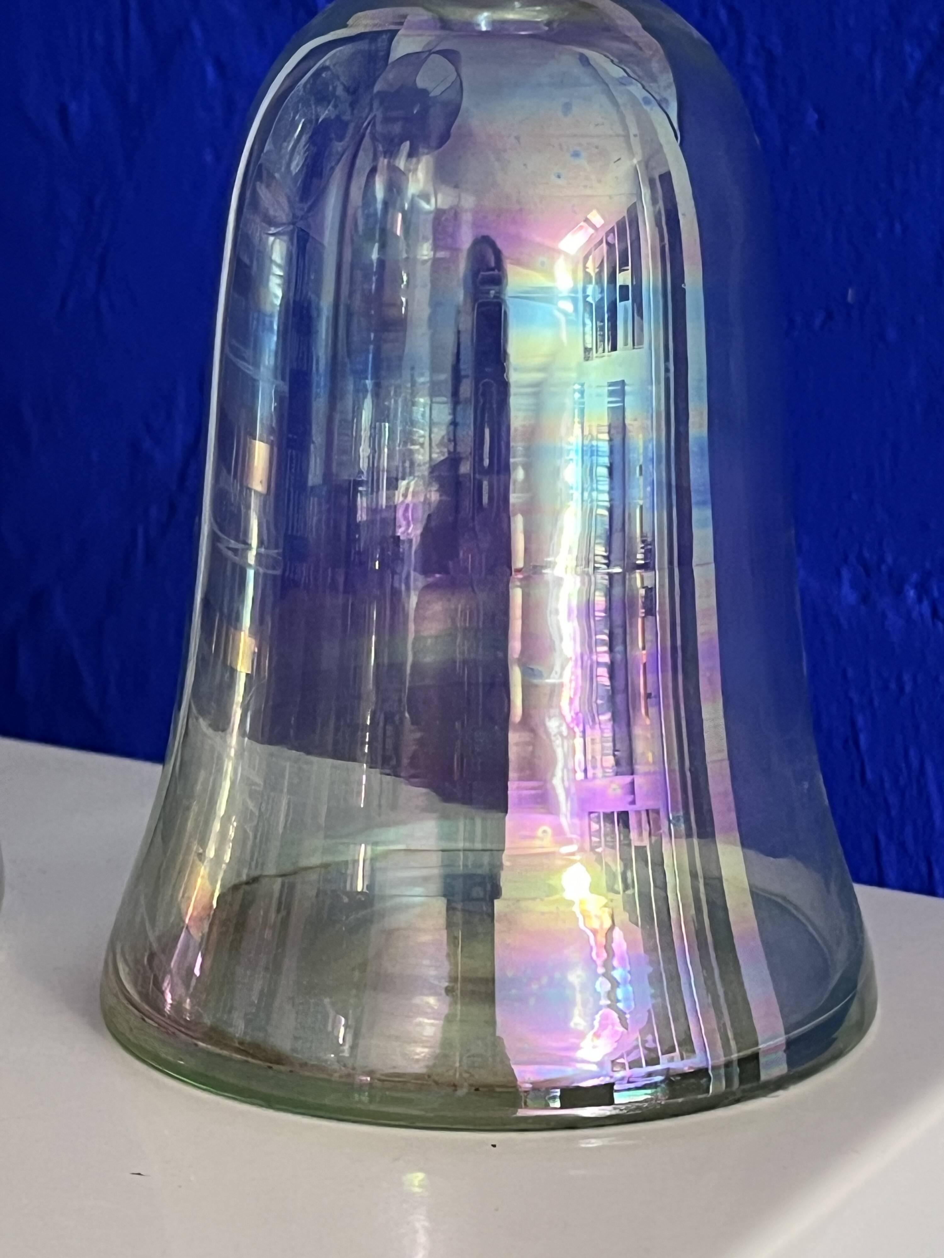 2 vintage Fifties water or wine carafes