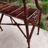 Console mahogany library early 20th century