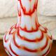 Vase de Murano motifs oranges