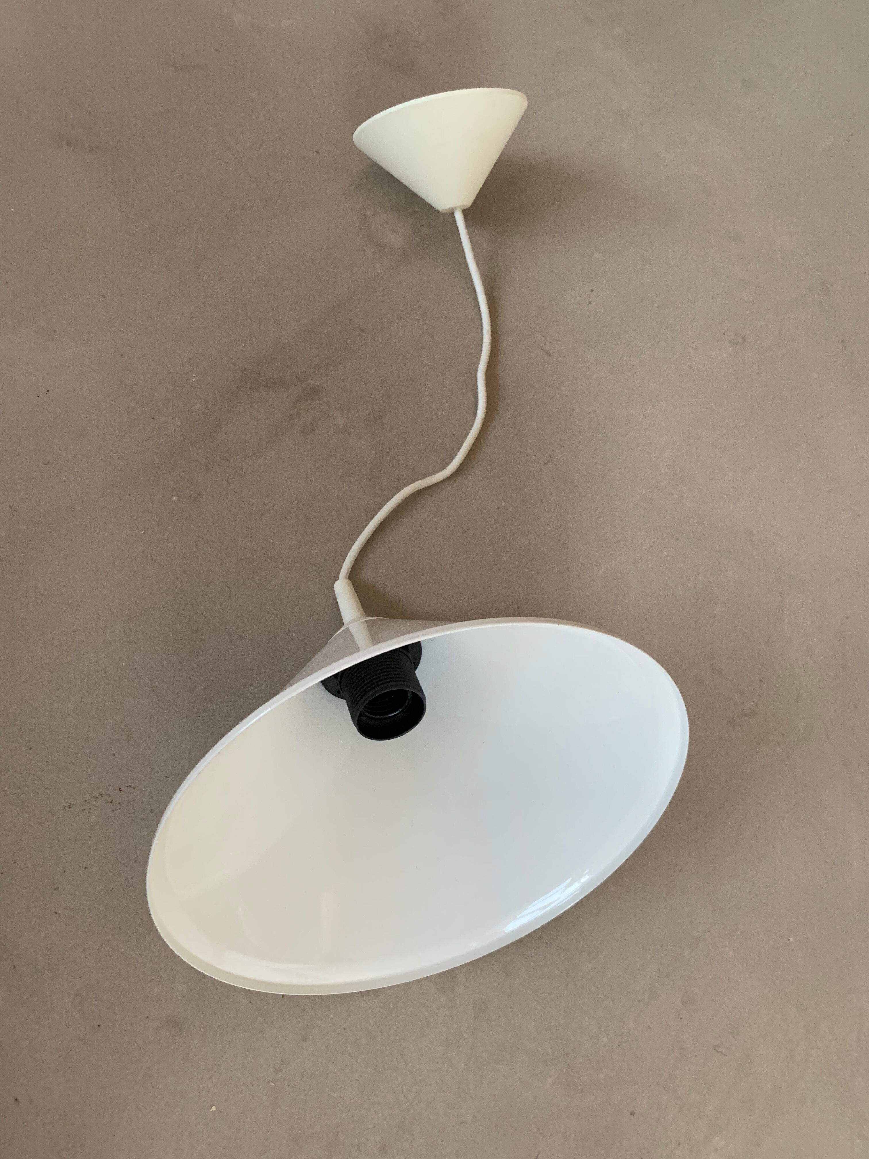 Metal pendant lamp 80s