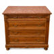 Commode Néo-Renaissance Henri II avec marbre rouge
