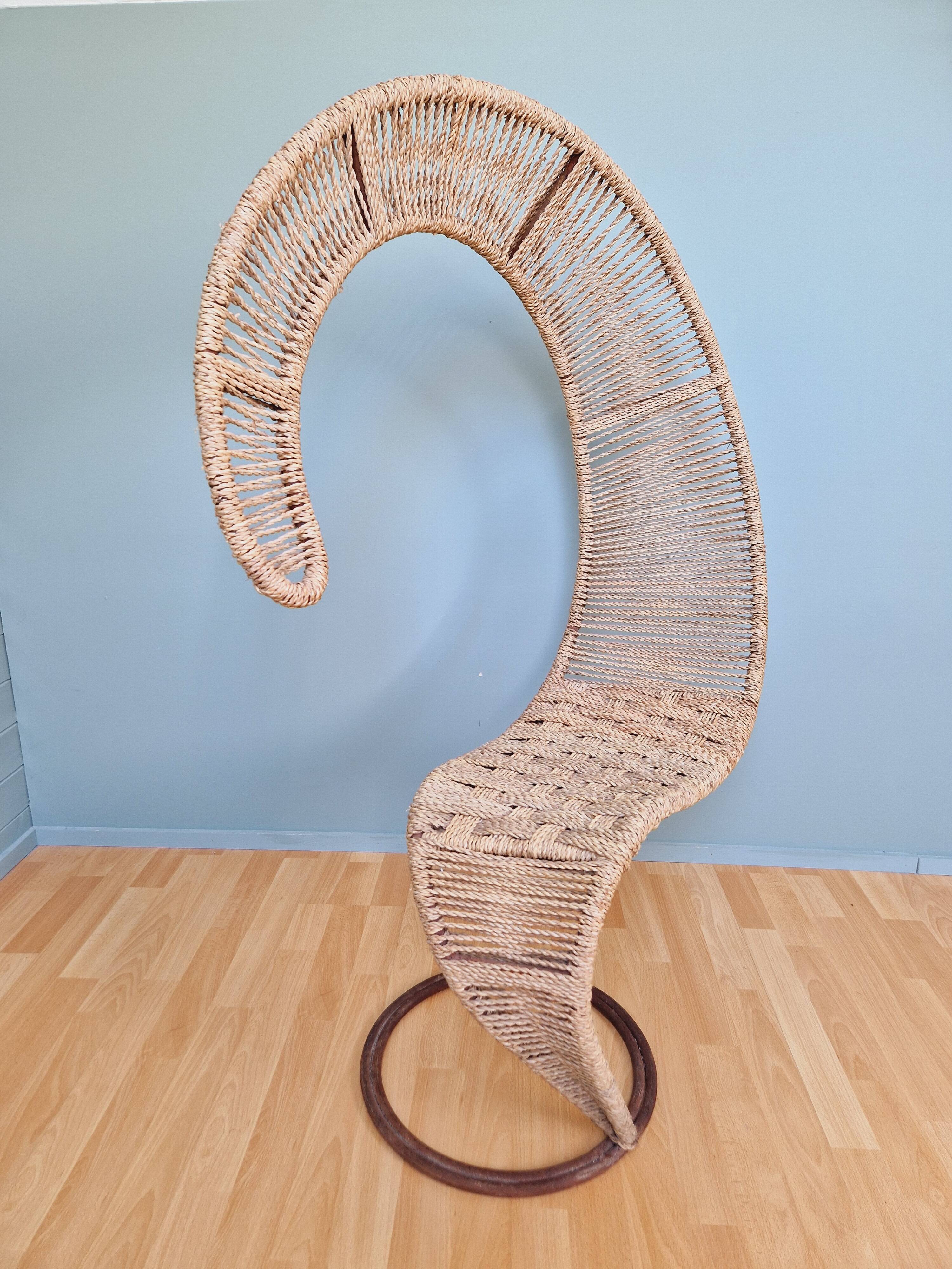 Fauteuil Point d'Interrogation, design Tom Dixon, années 80