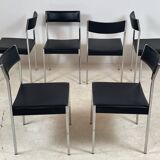 6 chairs by Ernst Lauclair 1966
