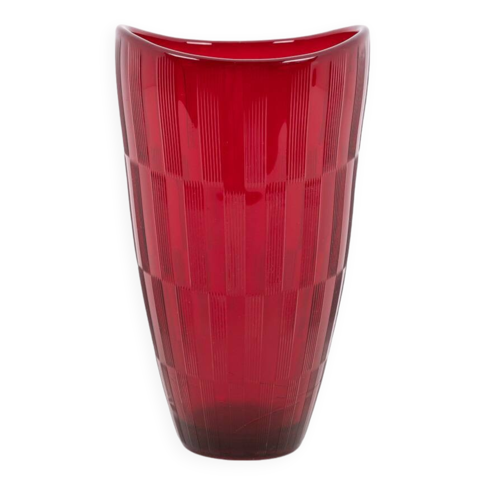 Vase « Randi » de Lennart Andersson pour Gullaskruf, Suède années 1950