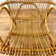 Fauteuil vintage en rotin