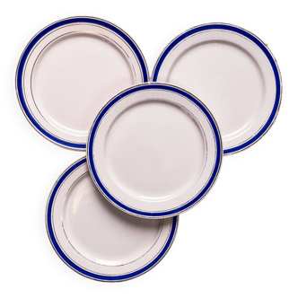 4 HBCM dessert plates