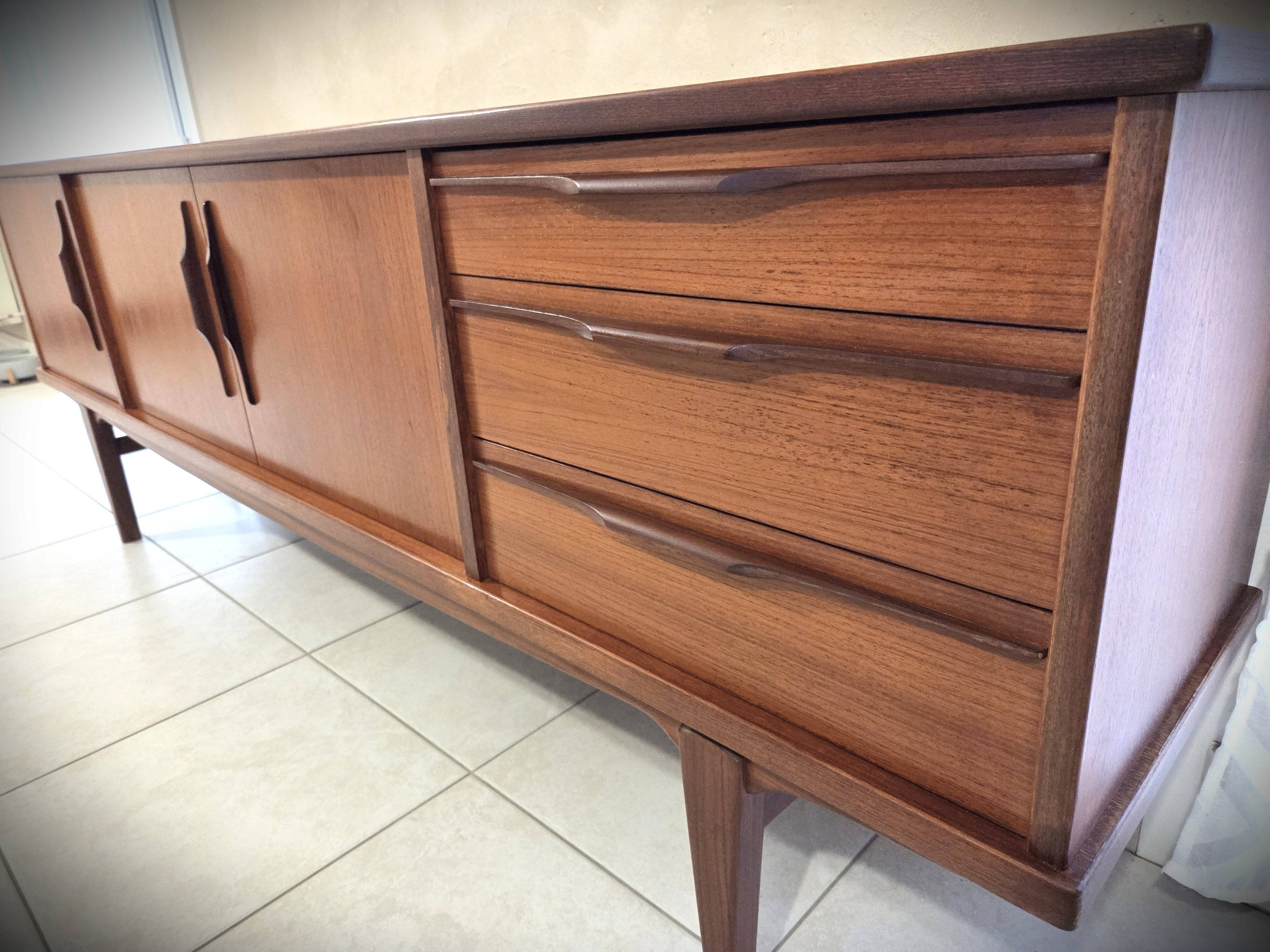 Scandinavian teak sideboard design