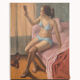 Oil on canvas by Jean Villebrun