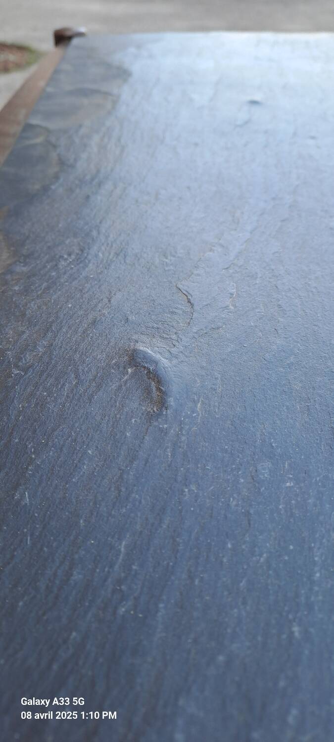 1960 coffee table with a slate top