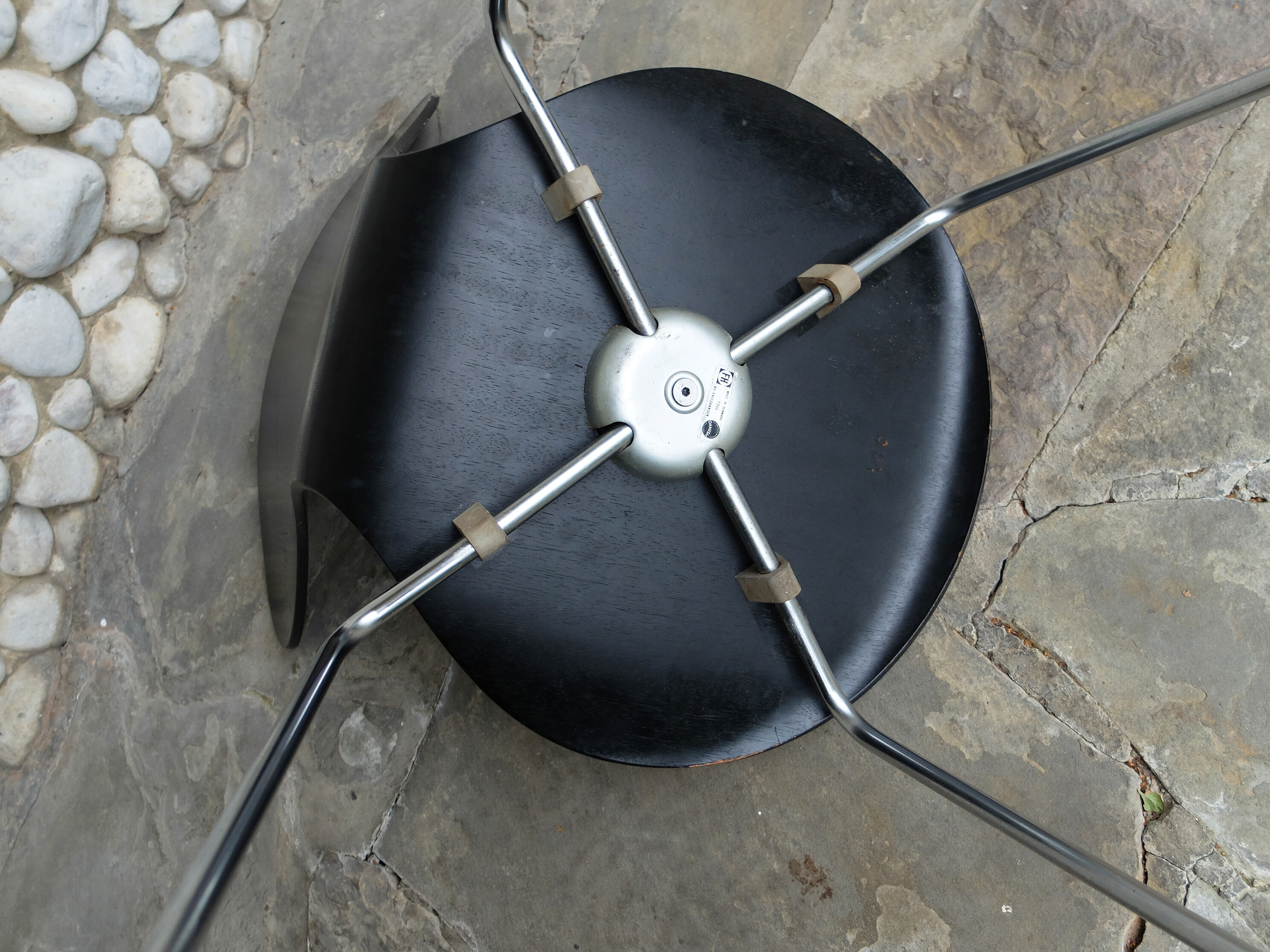 Chair 3107 butterfly series Arne Jacobsen for Fritz Hansen, 1966