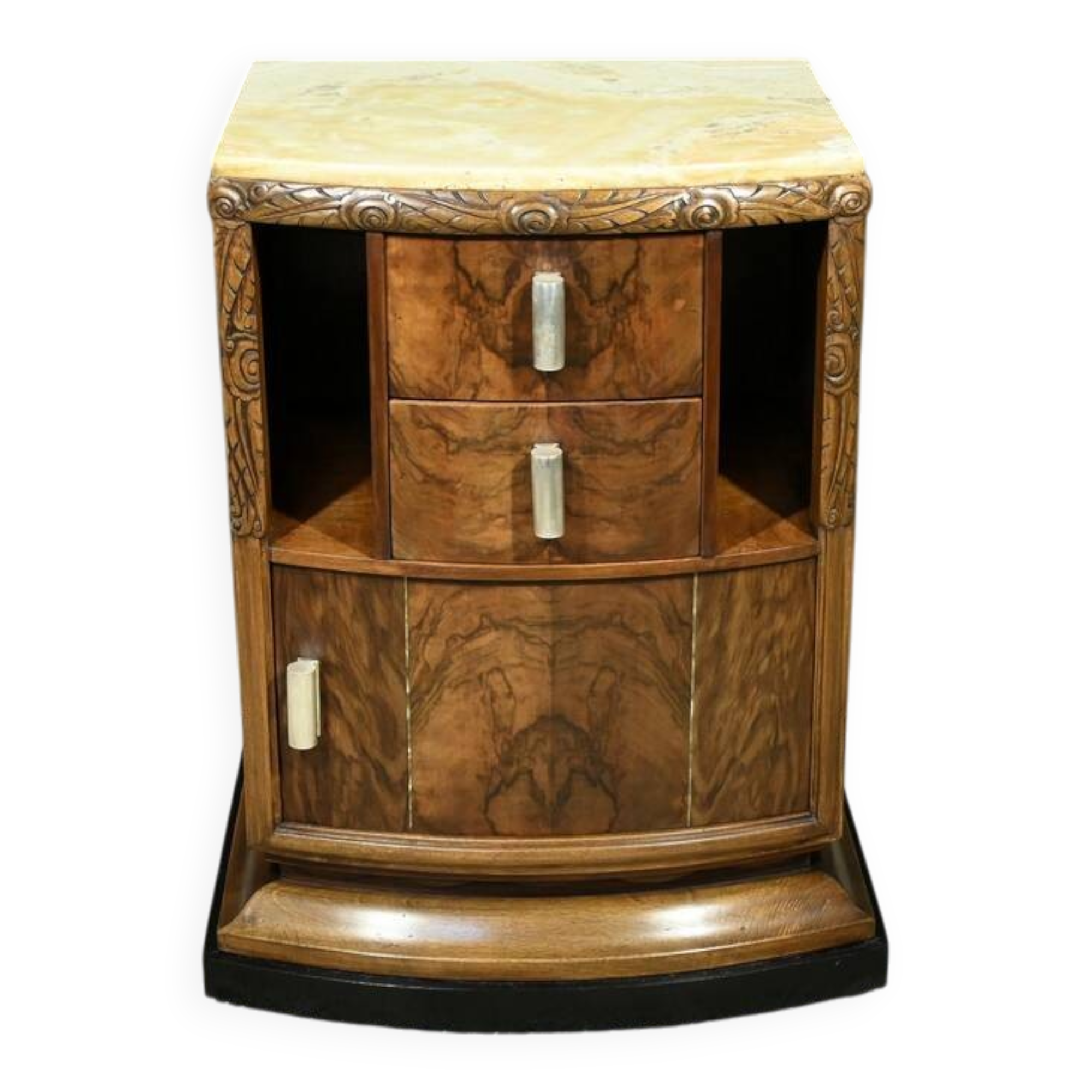 Nightstand in Walnut, Art Deco – 1930
