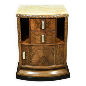 Chevet en ronce de noyer,